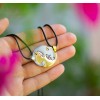 Кулон парный для двоих "Изящные коты. Gold". Цена за 1 пару. Нержавеющая сталь 